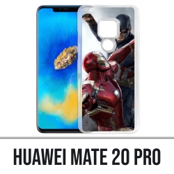 Huawei Mate 20 PRO Case - Captain America gegen Iron Man Avengers