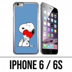 Coque iPhone 6 / 6S - Snoopy Coeur