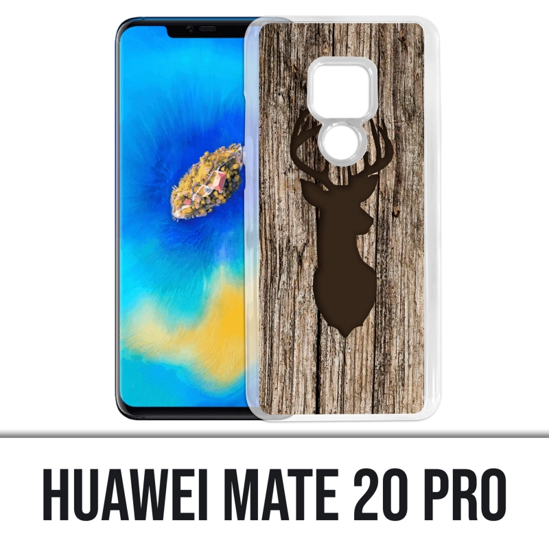 Coque Huawei Mate 20 PRO - Cerf Bois