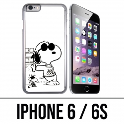 Custodia per iPhone 6 / 6S - Snoopy Nero Bianco
