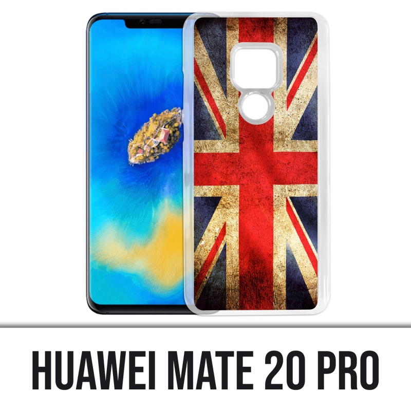 Coque Huawei Mate 20 PRO - Drapeau Uk Vintage