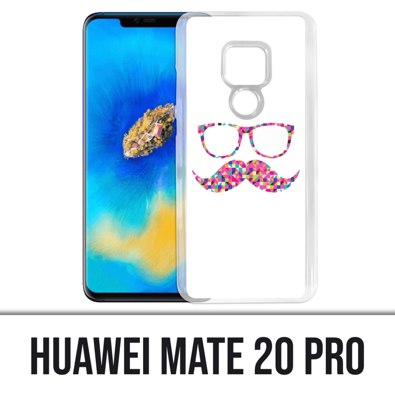 Coque Huawei Mate 20 PRO - Lunettes Moustache