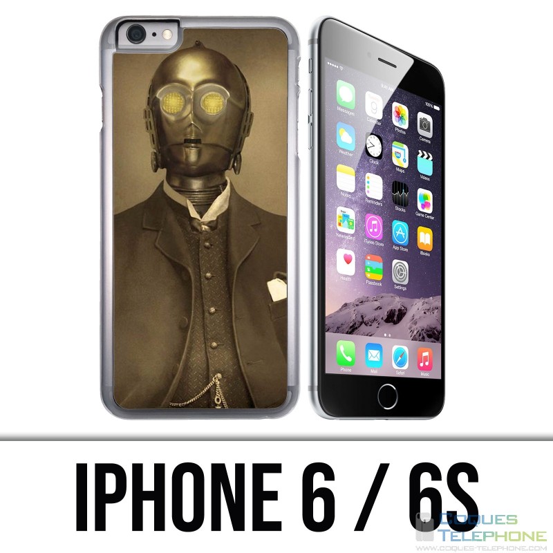 Coque iPhone 6 / 6S - Star Wars Vintage C3Po