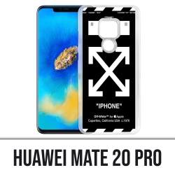 Custodia Huawei Mate 20 PRO - Bianco sporco nero
