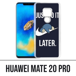 Funda Huawei Mate 20 PRO - Pokémon Ronflex Solo hazlo más tarde