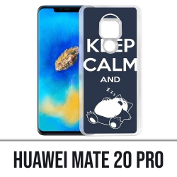 Custodia Huawei Mate 20 PRO - Pokémon Ronflex Keep Calm