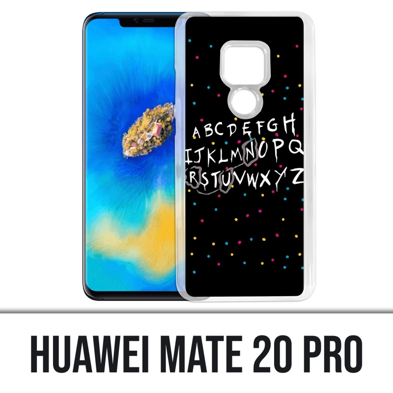 Coque Huawei Mate 20 PRO - Stranger Things Alphabet