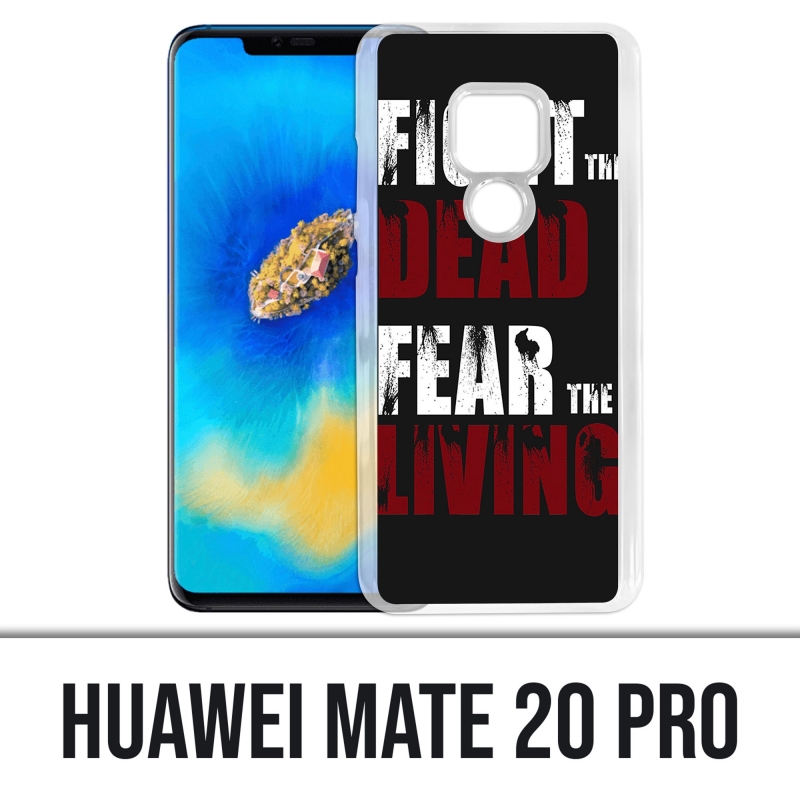 Huawei Mate 20 PRO Case - Walking Dead Fight The Dead Angst vor den Lebenden