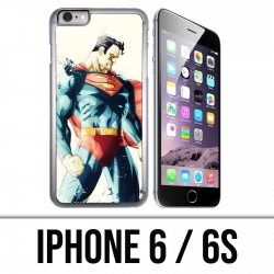 Custodia per iPhone 6 / 6S - Superman Paintart