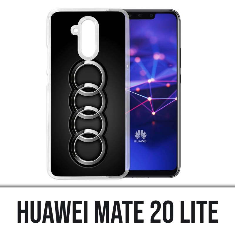 Custodia Huawei Mate 20 Lite - Audi Logo Metal