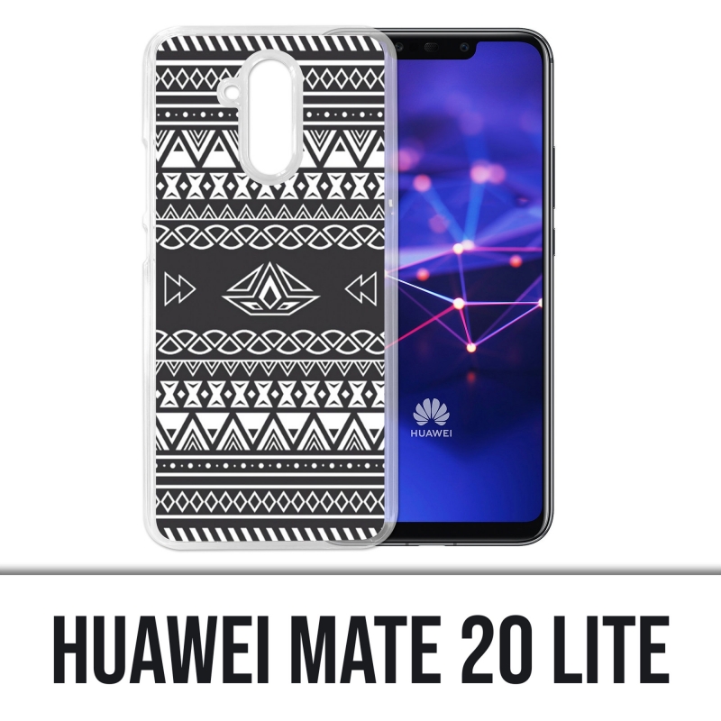 Coque Huawei Mate 20 Lite - Azteque Gris