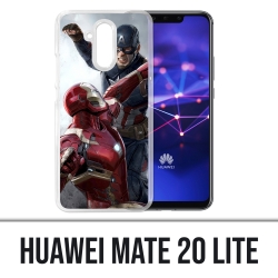 Funda Huawei Mate 20 Lite - Captain America Vs Iron Man Avengers