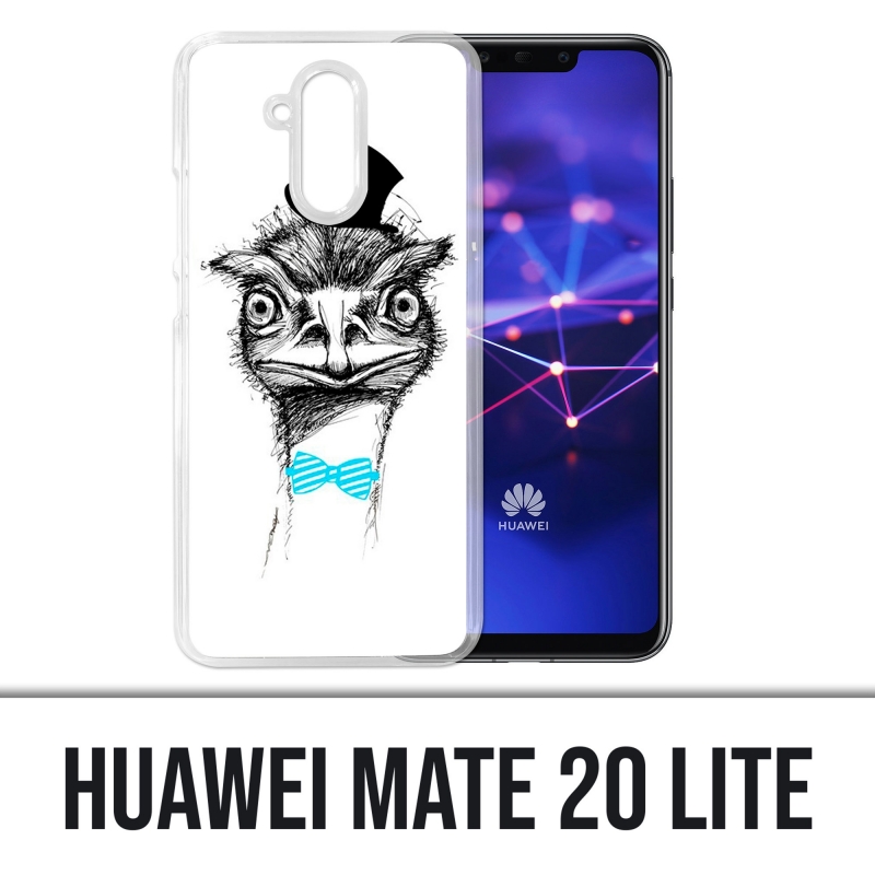 Custodia Huawei Mate 20 Lite - Struzzo divertente