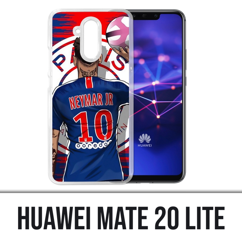 Coque Huawei Mate 20 Lite - Neymar Psg Cartoon