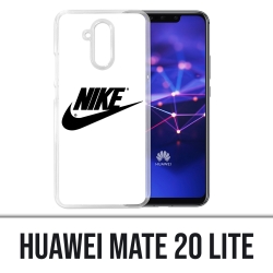 Custodia Huawei Mate 20 Lite - Logo Nike bianco