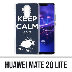 Funda Huawei Mate 20 Lite - Pokémon Ronflex Mantenga la calma