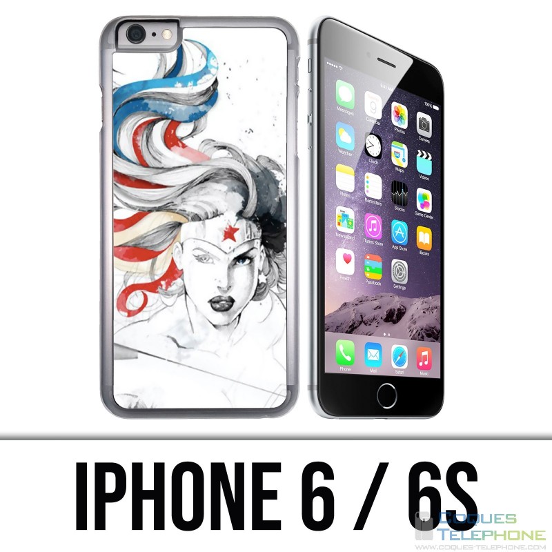 Funda iPhone 6 / 6S - Wonder Woman Art Design