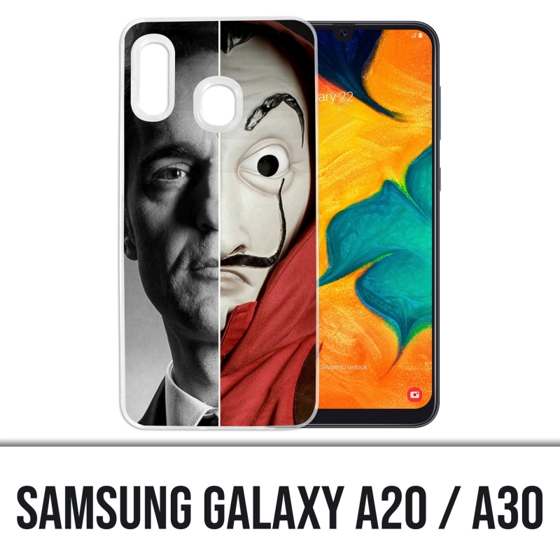 Samsung Galaxy A20 / A30 Hülle - Casa De Papel Berlin Split Maske