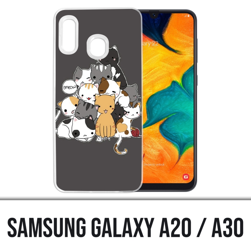 Funda Samsung Galaxy A20 / A30 - Chat Meow