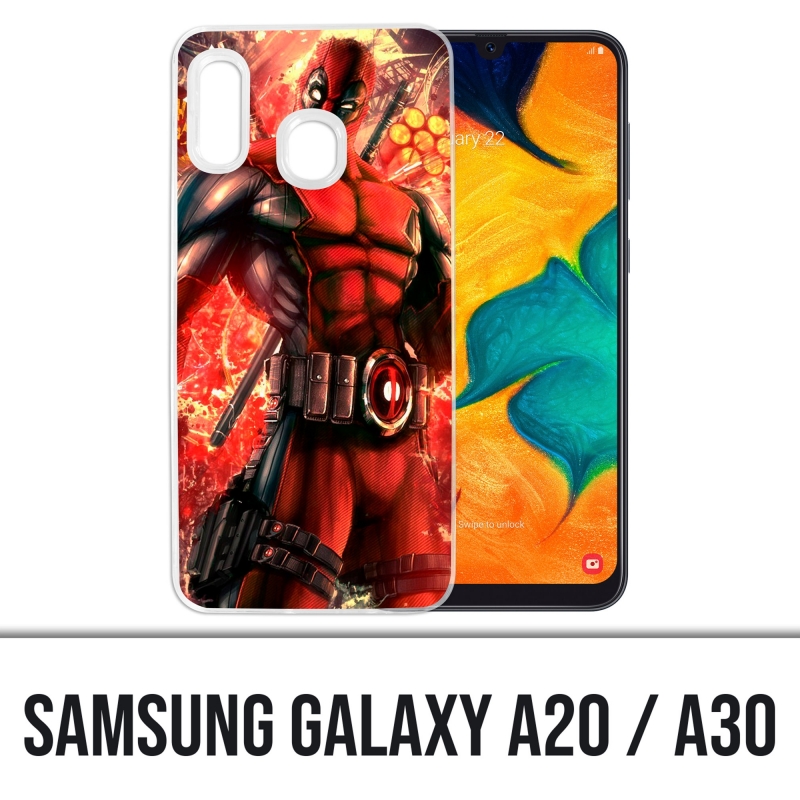 Coque Samsung Galaxy A20 / A30 - Deadpool Comic