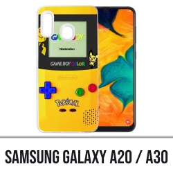 Case Samsung Galaxy A20 / A30 - Game Boy Color Pikachu Yellow Pokémon