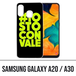 Samsung Galaxy A20 / A30 Abdeckung - Io Sto Con Vale Motogp Valentino Rossi