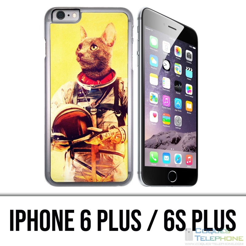 Custodia per iPhone 6 Plus / 6S Plus - Animal Astronaut Cat