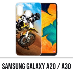 Coque Samsung Galaxy A20 / A30 - Motocross Sable