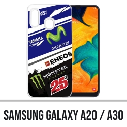 Samsung Galaxy A20 / A30 Abdeckung - Motogp M1 25 Vinales