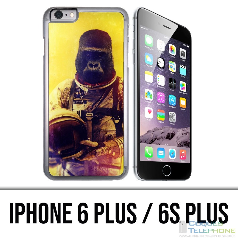 Custodia per iPhone 6 Plus / 6S Plus - Animal Astronaut Monkey