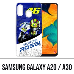 Cover Samsung Galaxy A20 / A30 - Motogp Rossi Cartoon 2