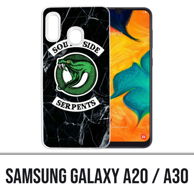 Coque Samsung Galaxy A20 / A30 - Riverdale South Side Serpent Marbre