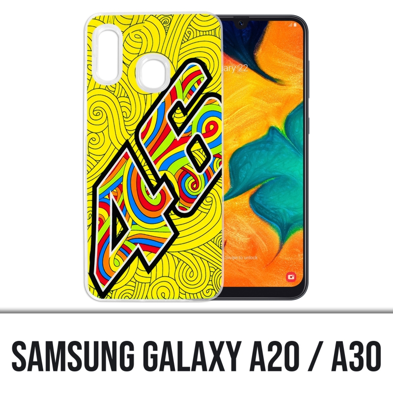 Funda Samsung Galaxy A20 / A30 - Rossi 46 Waves