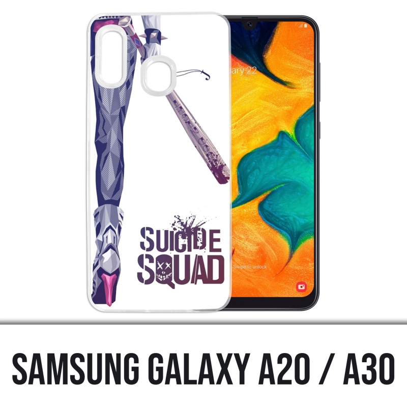 Coque Samsung Galaxy A20 / A30 - Suicide Squad Jambe Harley Quinn