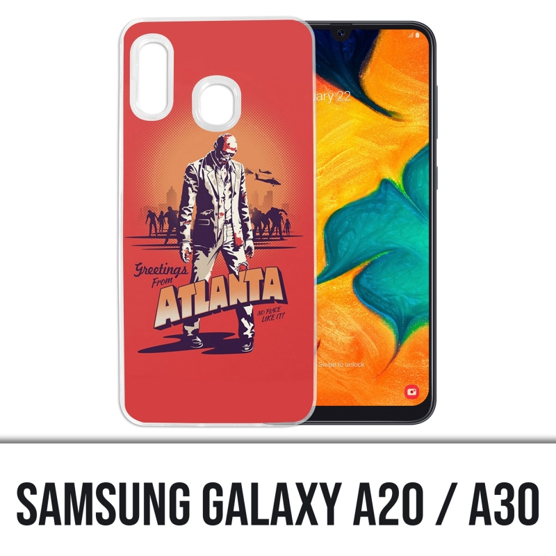 Funda Samsung Galaxy A20 / A30 - Walking Dead Greetings From Atlanta