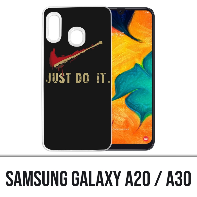 Samsung Galaxy A20 / A30 Hülle - Walking Dead Negan Mach es einfach