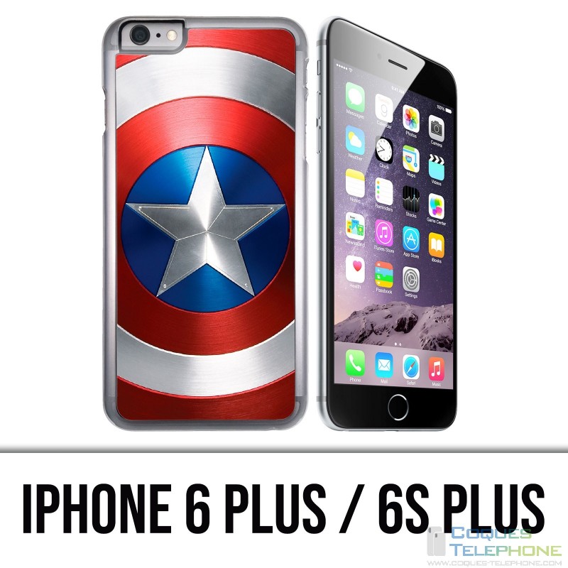 Coque iPhone 6 PLUS / 6S PLUS - Bouclier Captain America Avengers