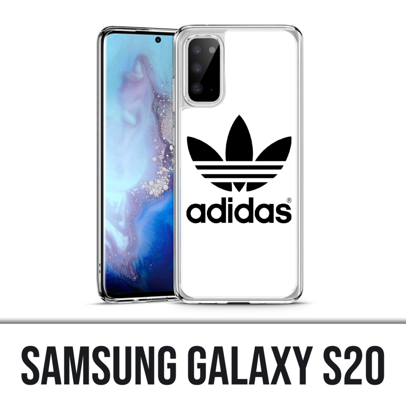 Coque Samsung Galaxy S20 - Adidas Classic Blanc