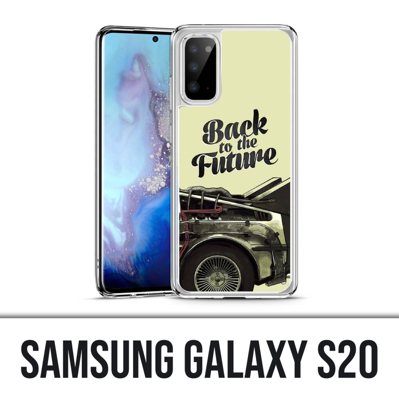 Custodia Samsung Galaxy S20 - Back To The Future Delorean