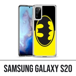 Funda Samsung Galaxy S20 - Batman Logo Classic Amarillo Negro