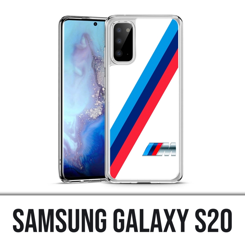 Samsung Galaxy S20 Hülle - Bmw M Performance Weiß