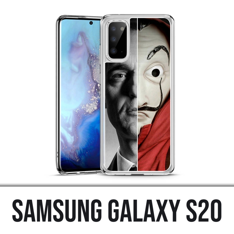 Coque Samsung Galaxy S20 - Casa De Papel Berlin Masque Split