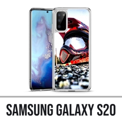 Coque Samsung Galaxy S20 - Casque Moto Cross