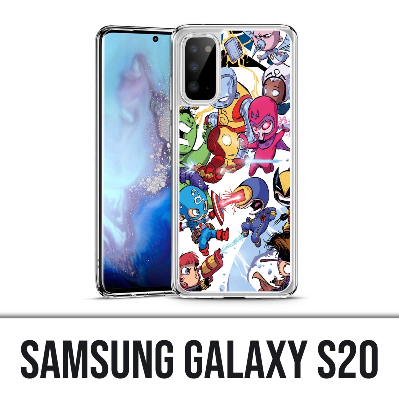 Custodia Samsung Galaxy S20 - Cute Marvel Heroes