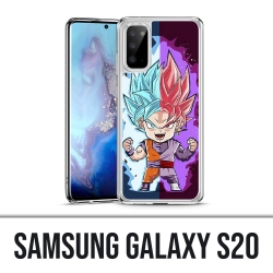 Custodia Samsung Galaxy S20 - Dragon Ball Black Goku Cartoon