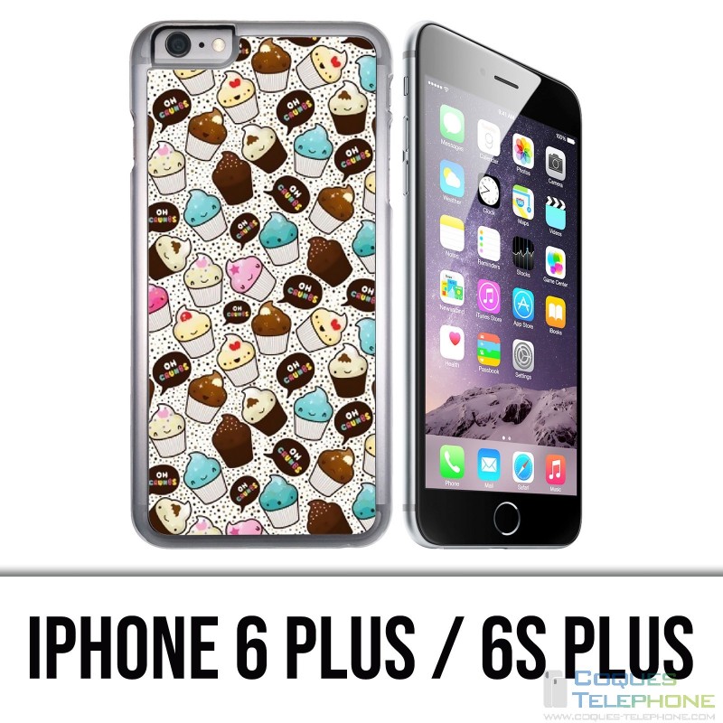 Coque iPhone 6 Plus / 6S Plus - Cupcake Kawaii