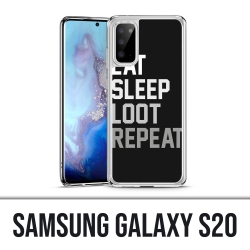 Custodia Samsung Galaxy S20 - Eat Sleep Loot Repeat