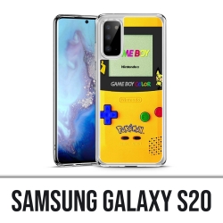 Funda Samsung Galaxy S20 - Game Boy Color Pikachu Pokémon Amarillo