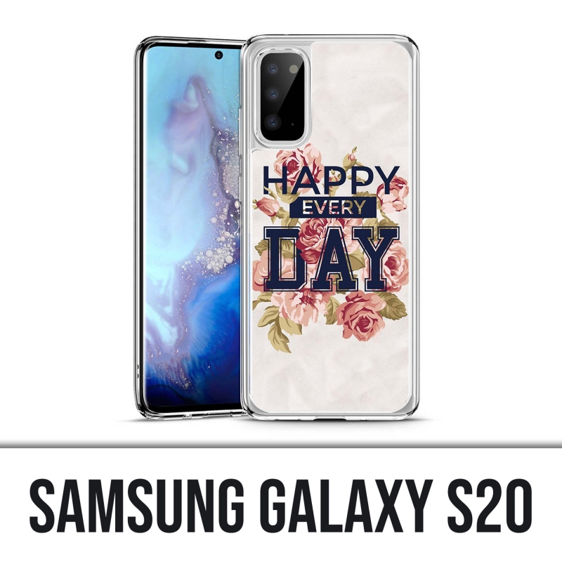 Coque Samsung Galaxy S20 - Happy Every Days Roses