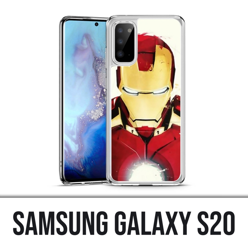 Samsung Galaxy S20 Hülle - Iron Man Paintart